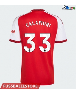 Günstige Arsenal Riccardo Calafiori #33 Heimtrikot 2026-27 Kurzarm